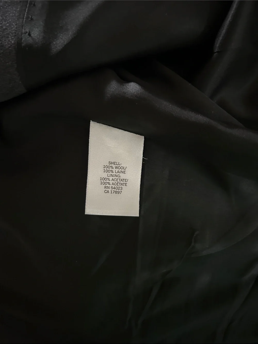 Banana Republic Charcoal Two-Button Melange Jacket